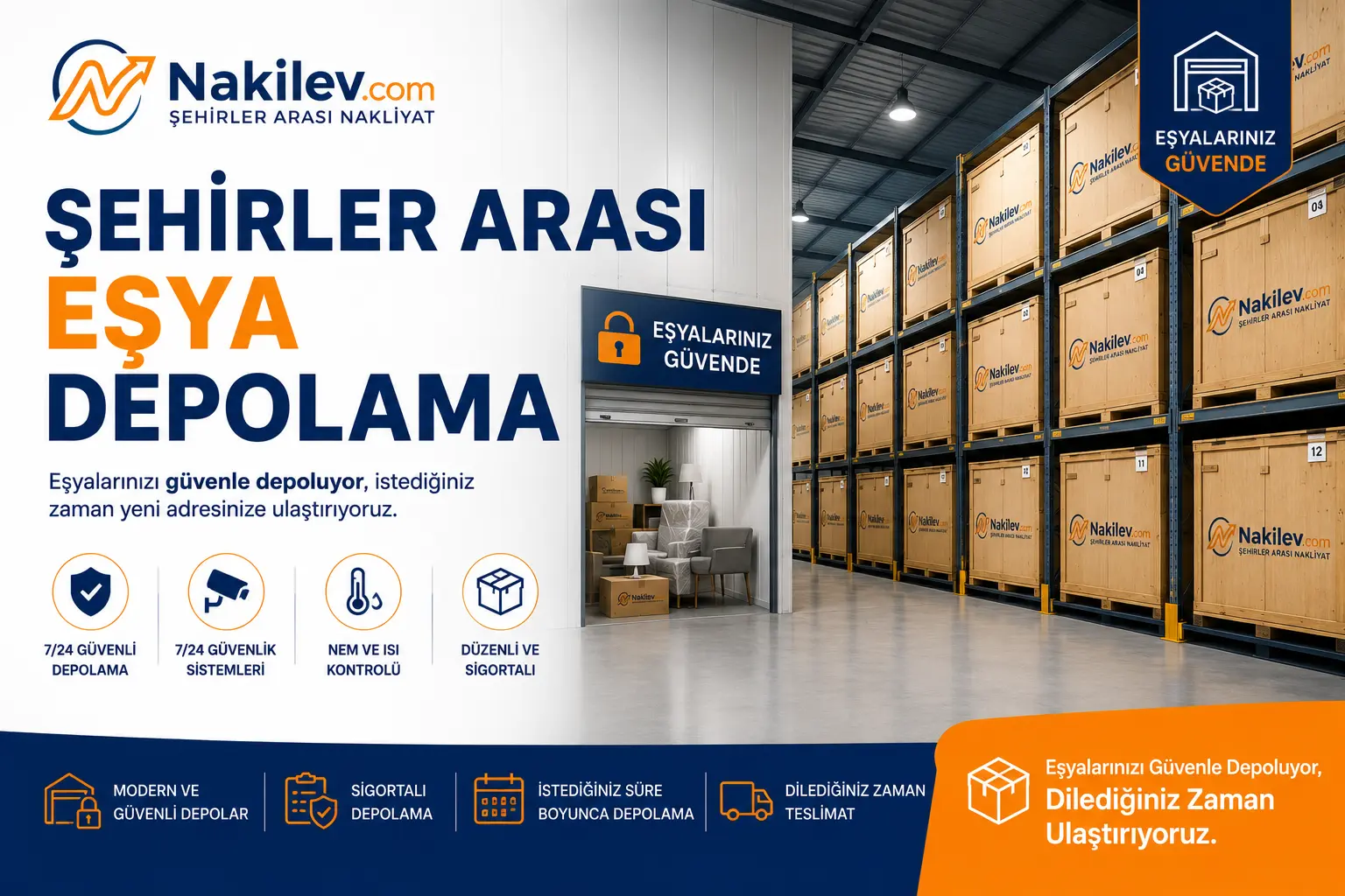 Şehirler Arası Eşya Depolama