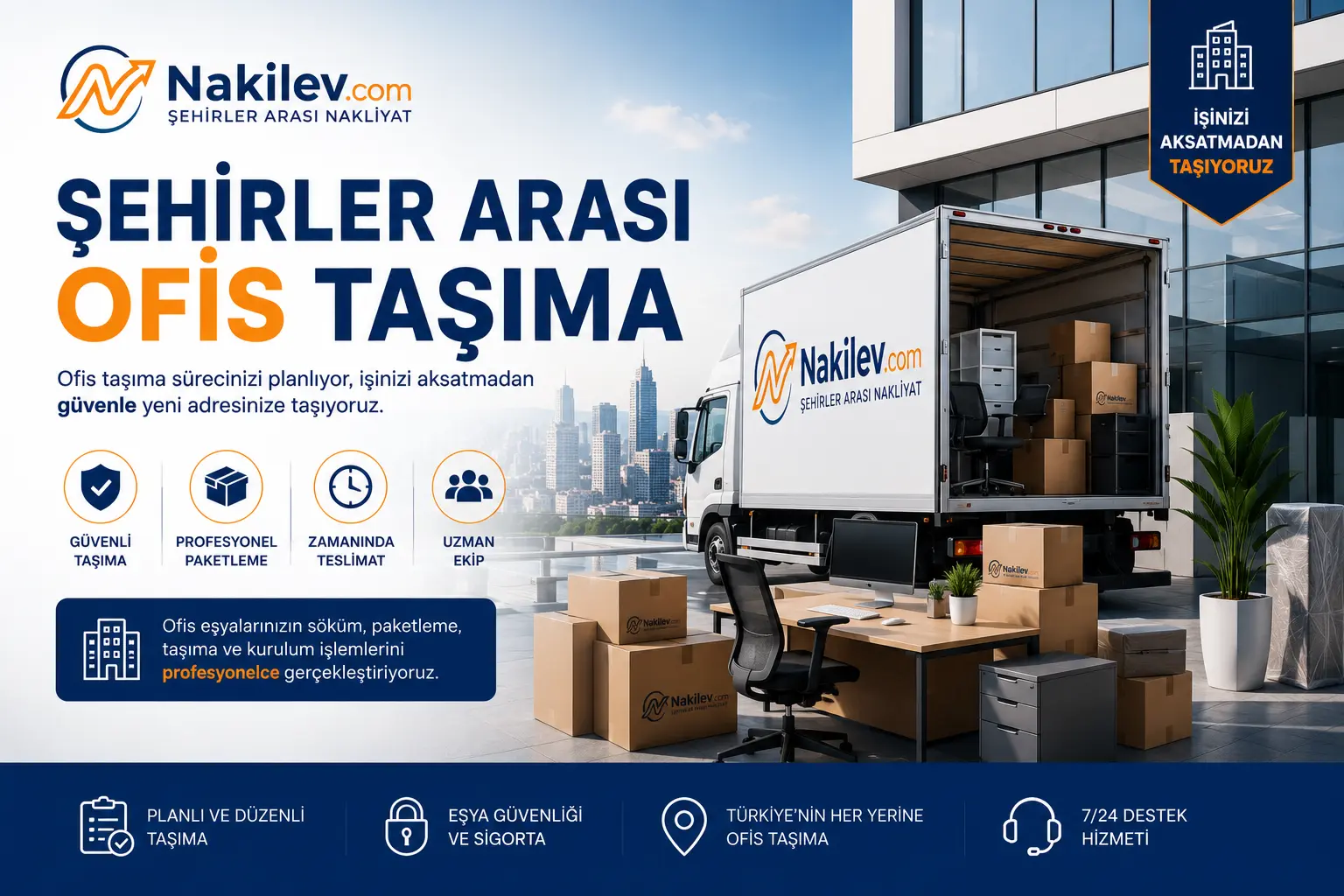 Şehirler Arası Ofis Taşıma