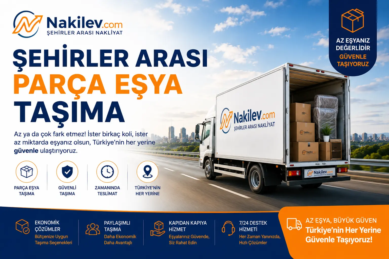 Şehirler Arası Parça Eşya Taşıma