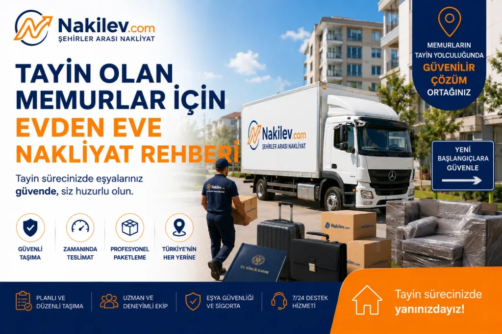 Tayin Olan Memurlar İçin Evden Eve Nakliyat Rehberi